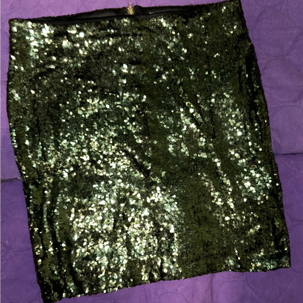 Charlotte Russe Green Skirt